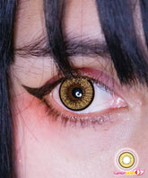 عدسات بلون بني دائرية من EOS