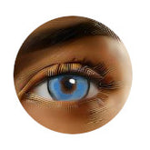 17mm Sweety Aquaman Blue Mini Sclera Lens