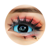 22mm Sweety Blue Sclera Contacts - Blue Doll