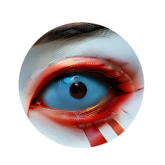 22mm Sweety Bright Blue Scleral Contacts