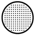 Sweety Crazy White Screen/Mesh with Black Rim