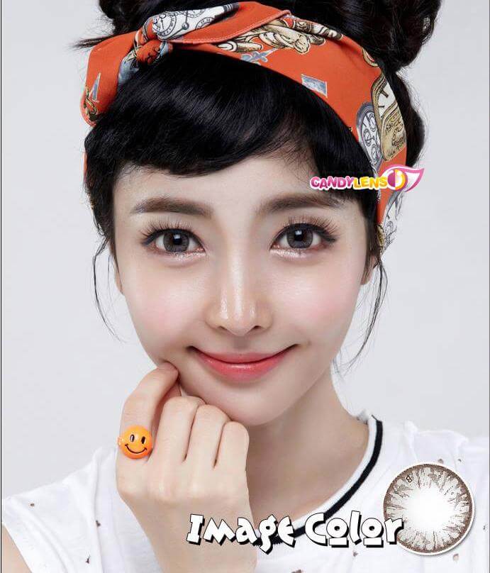 Geo Medical Big Grang Grang Gray Circle Lens