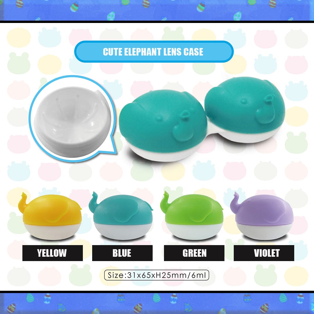 Bonasse Cute Elephant Contact Lens Case