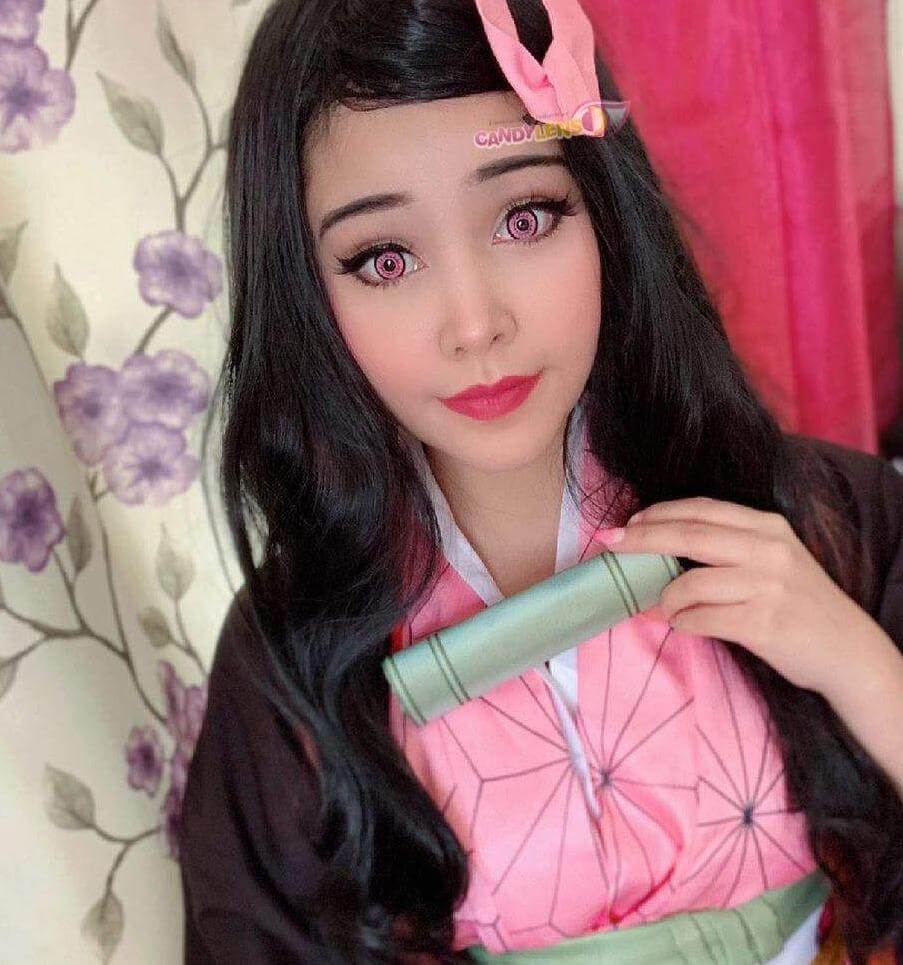 EOS Dolly Eye Pink Circle Lens