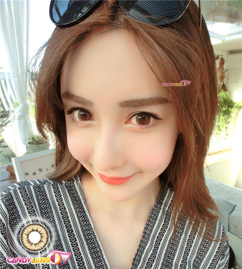 Geo Medical Geo Nudy Brown Circle Lens