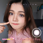 Hueray Gorgeous Pink Silicone Hydrogel (monthly)