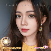 Hueray Golden Brown Silicone Hydrogel (monthly)