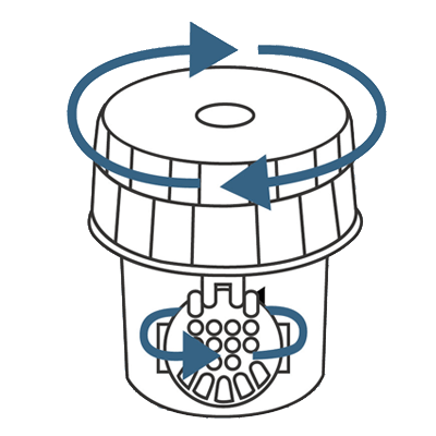 Bonasse Manual Rotary Contact Lens Washer