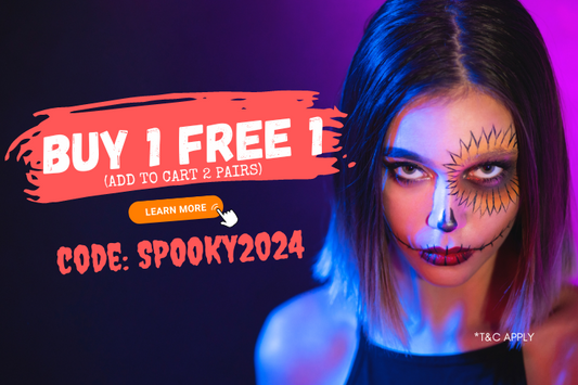 2024 Halloween Sale: Buy 1 Get 1 FREE + 20% OFF on Premium Lenses!