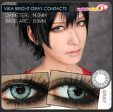 Vika Bright Gray Cosplay Color Lenses